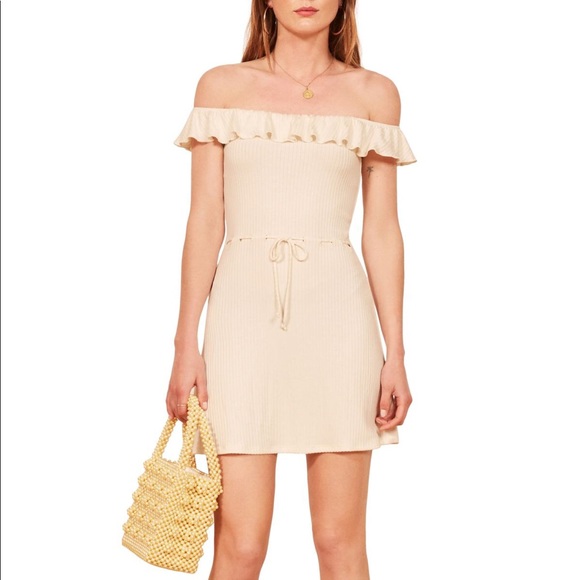 Reformation Grenada dress in Ivory - Picture 5 of 5